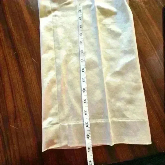 Silky Wide Leg Off-White Cotton Pant Size 14 EUC - Picture 10 of 11